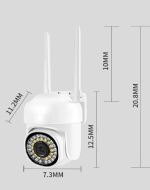 2бр Безжична камера ICSEE 36 led с подарък  2бр SD карта 128gb - Image 6