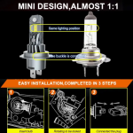 Диодни крушки H7 200W G-TECH с вграден вентилатор - Image 6
