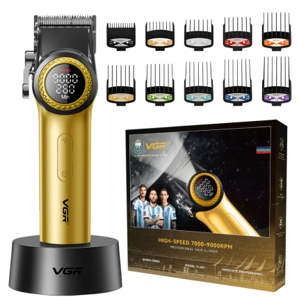 VGR V-001 GOLD Професионална машинка за подстригване