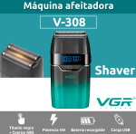VGR V-308 Turbo Електрическа самобръсначка – 9000 RPM - Image 2