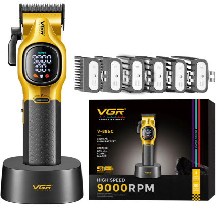 Професионална машинка за подстригване VGR V-886C GOLD