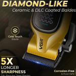 Професионална машинка за подстригване VGR V-886C GOLD - Image 3
