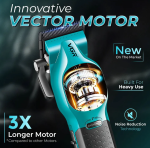 Професионална машинка за подстригване VGR V-886C GREEN - Image 3