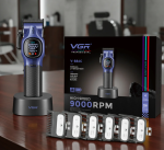 Професионална машинка за подстригване VGR V-886C Purple - Image 3