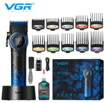Професионална машинка за подстригване VGR PRO V-001 Blue Edition