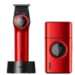 Професионален комплект за бръснене VGR V-977 & V-377 RED EDITION - Image 5