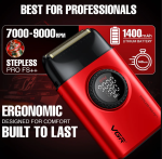 Професионален комплект за бръснене VGR V-977 & V-377 RED EDITION - Image 4