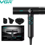Професионален сешоар VGR-401 – черен с LED дисплей