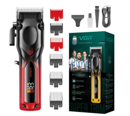 VGR V-656 Професионална Акумулаторна Машинка за Подстригване